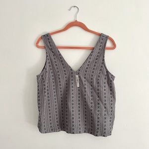 Madewell NWT Button Back Tank S